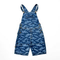 Custom Blue Jeans Overalls Jumpsuits With Camo Laser Printing
