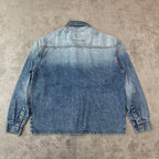 Custom Men's Blue Oversized Selvedge Denim Jacket