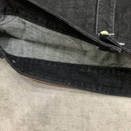 Custom Men's Black Oversized Selvedge Denim Jacket