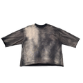 Custom Men's Black Boxy Oversized Vintage Washed Sun Faded T-Shirts