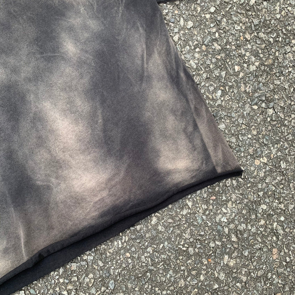 Custom Men's Black Boxy Oversized Vintage Washed Sun Faded T-Shirts