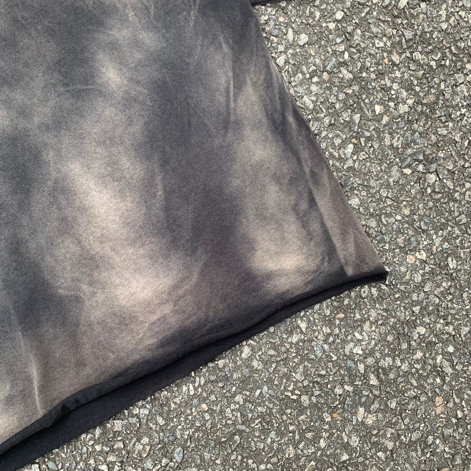 Custom Men's Black Boxy Oversized Vintage Washed Sun Faded T-Shirts