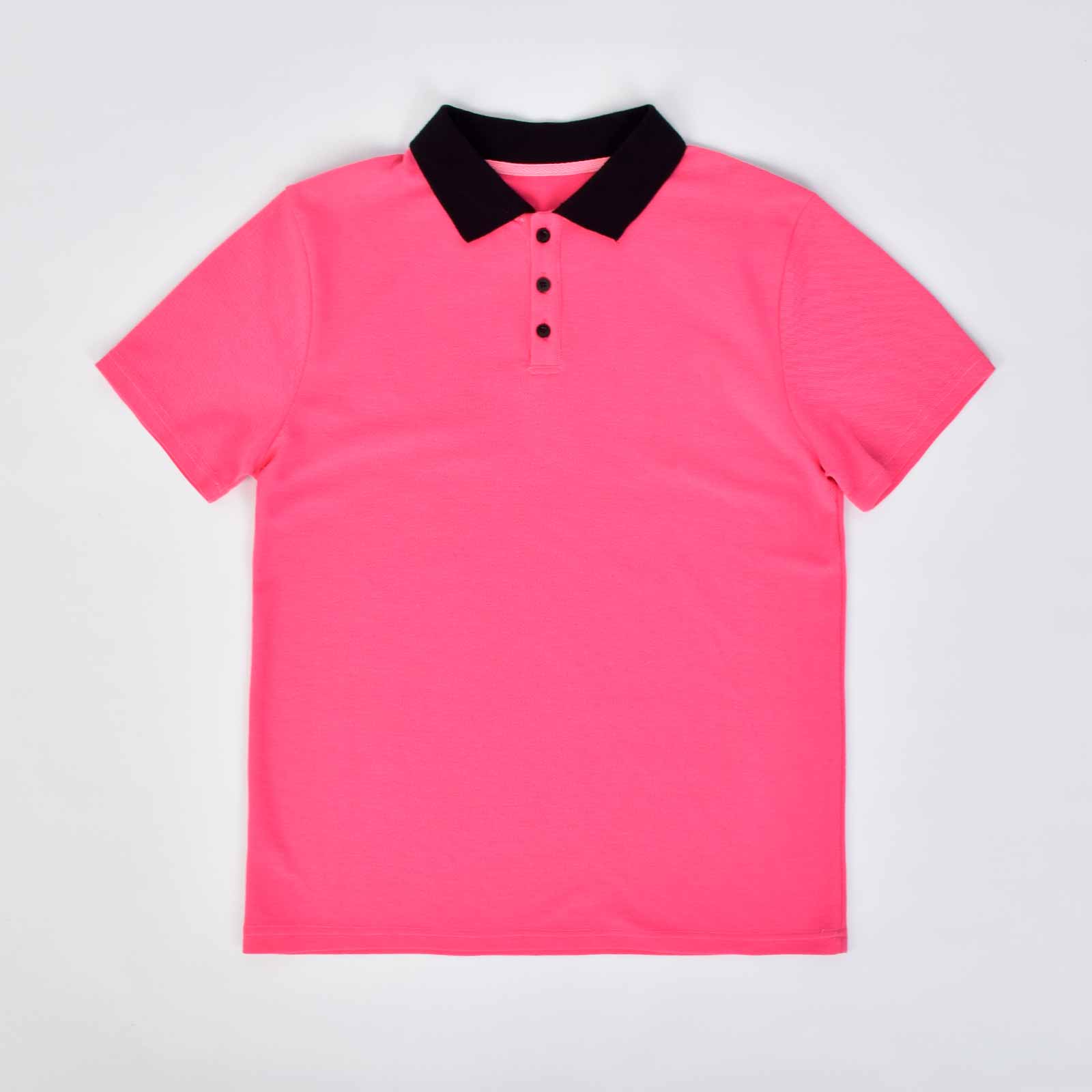 Custom Unisex Polo Shirts With Pink Color