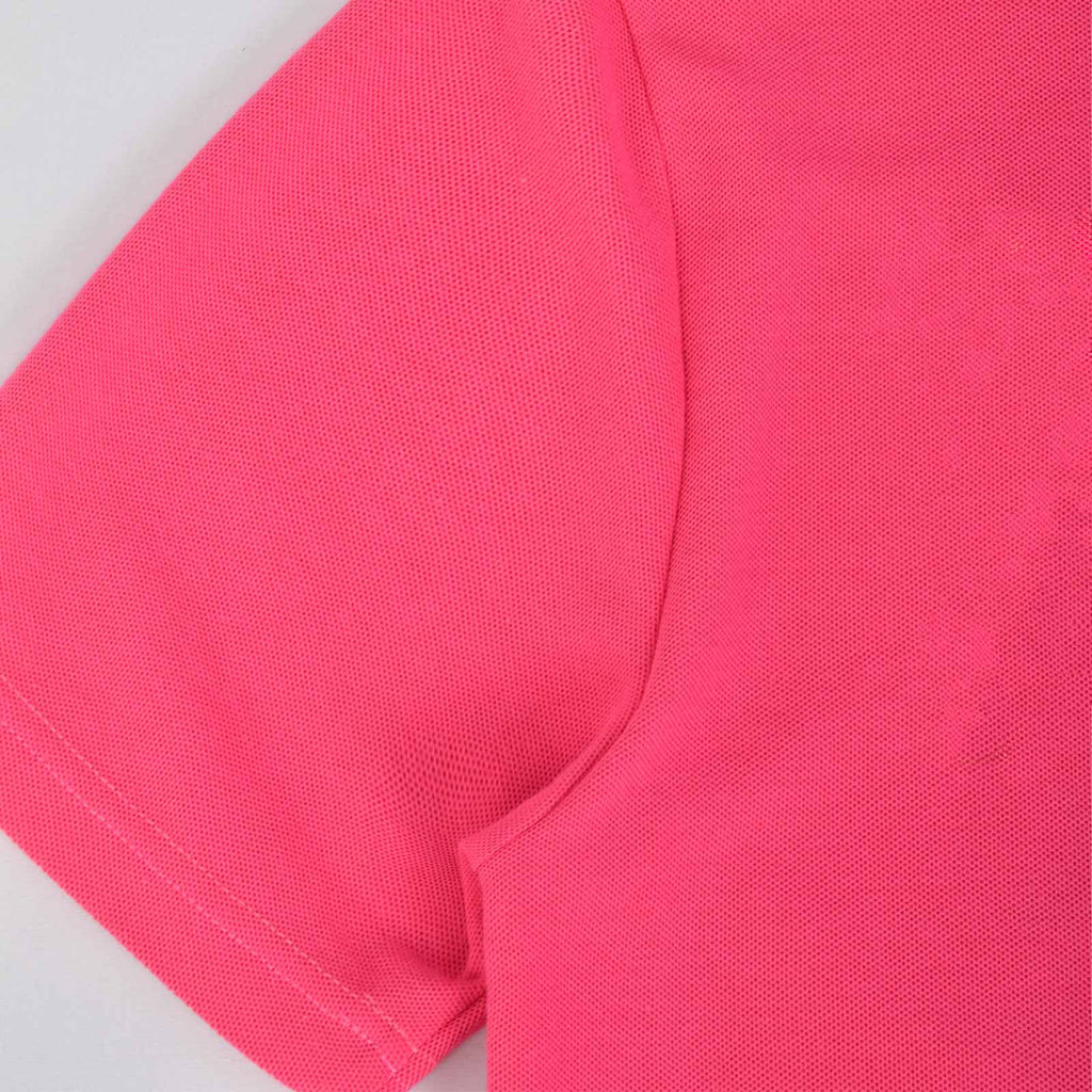 Custom Unisex Polo Shirts With Pink Color