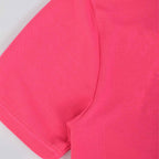 Custom Unisex Polo Shirts With Pink Color