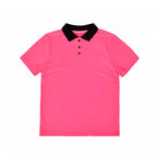Custom Unisex Polo Shirts With Pink Color