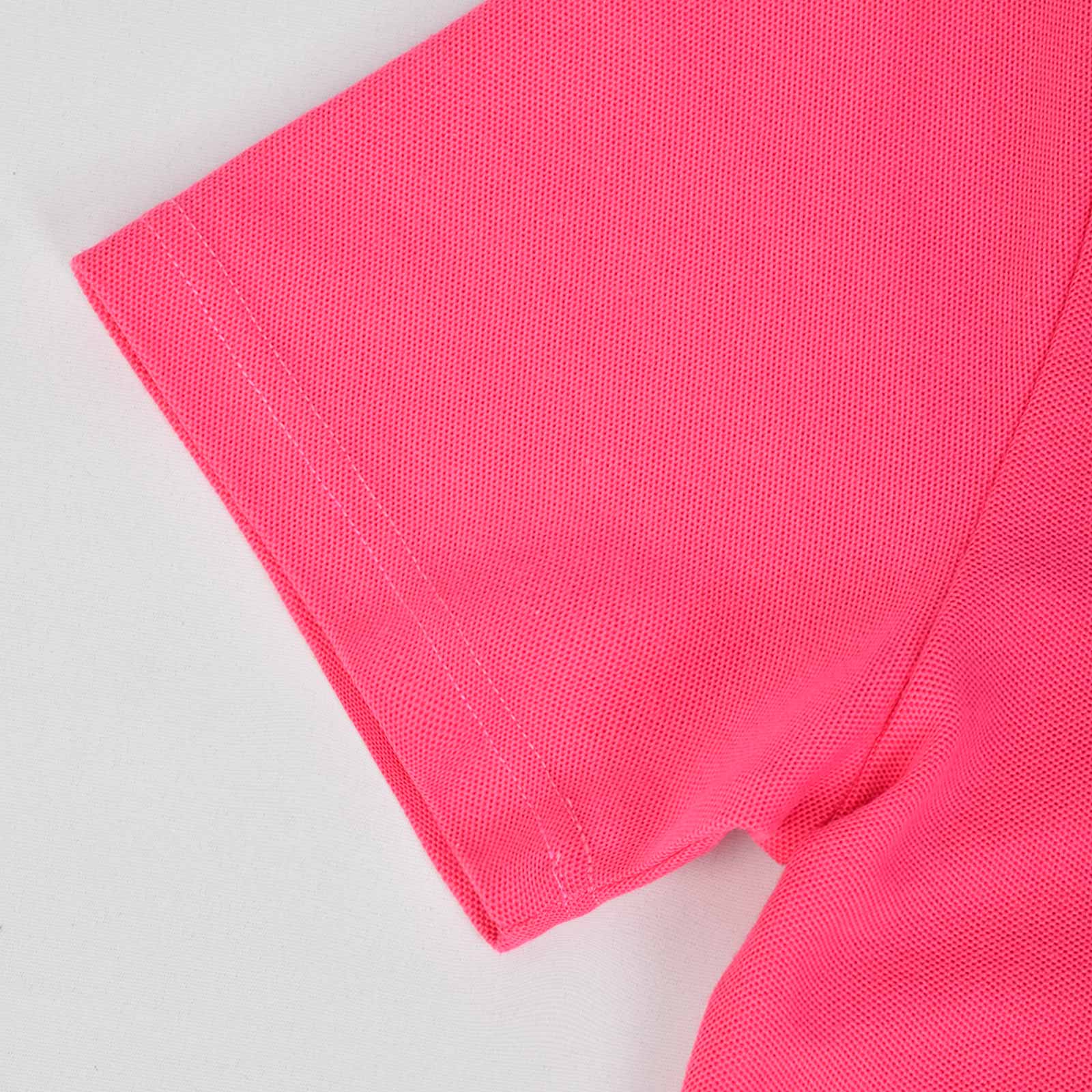 Custom Unisex Polo Shirts With Pink Color