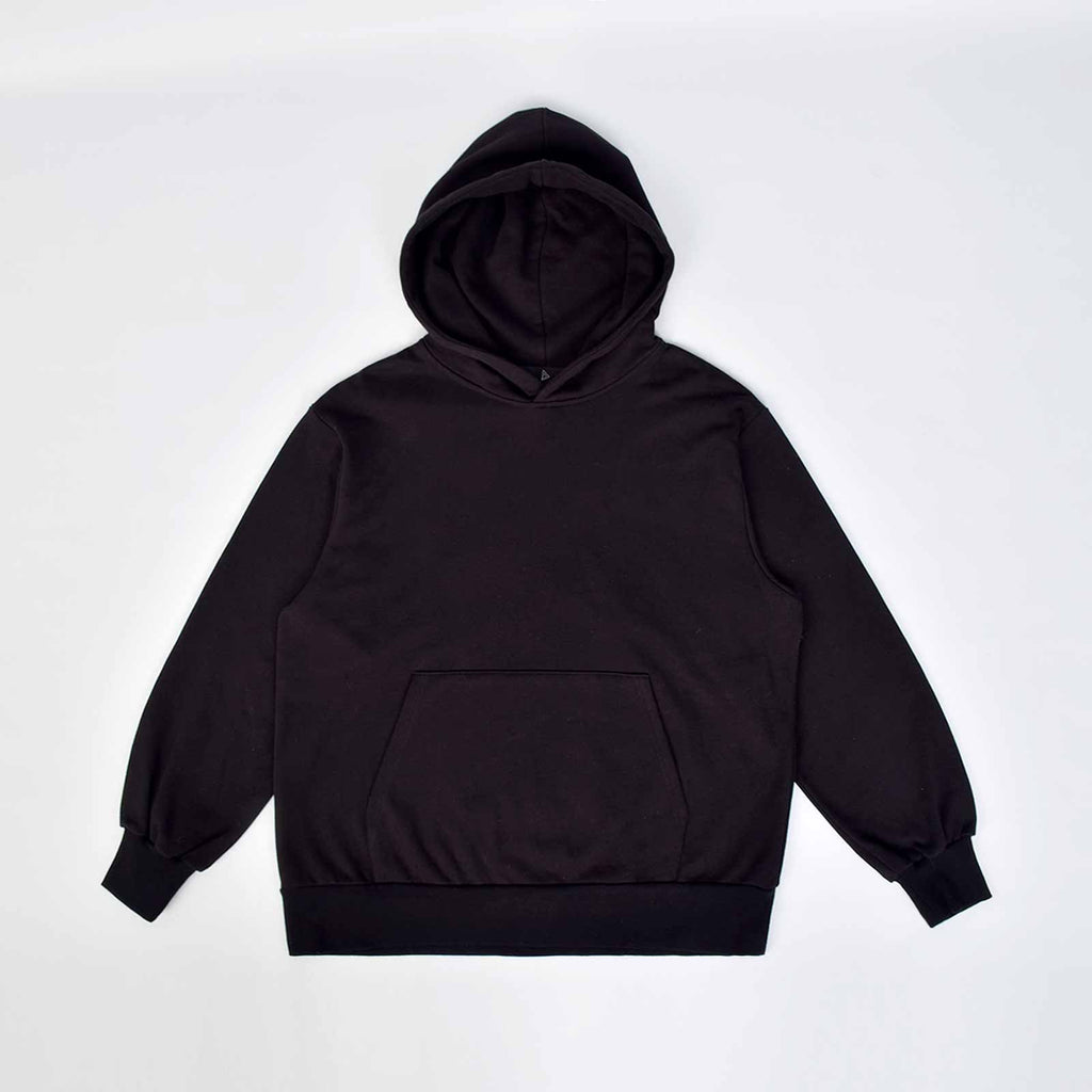 Custom Unisex Oversize Plain Black Hoodie