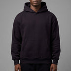 Custom Unisex Oversize Plain Black Hoodie