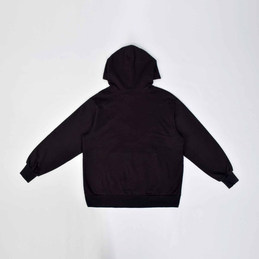 Custom Unisex Oversize Plain Black Hoodie