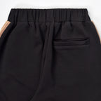 Custom Stripe Straight Leg Baggy Jogger Track Pants With Zippers