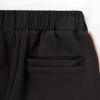 Custom Stripe Straight Leg Baggy Jogger Track Pants With Zippers