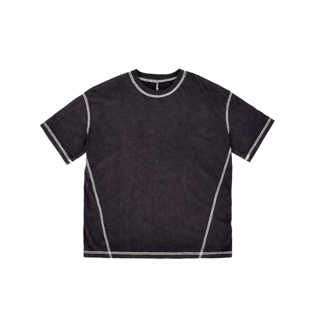 Custom Vintage Washed Contrast Stitch Cropped T-Shirts