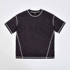 Custom Vintage Washed Contrast Stitch Cropped T-Shirts