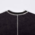 Custom Vintage Washed Contrast Stitch Cropped T-Shirts
