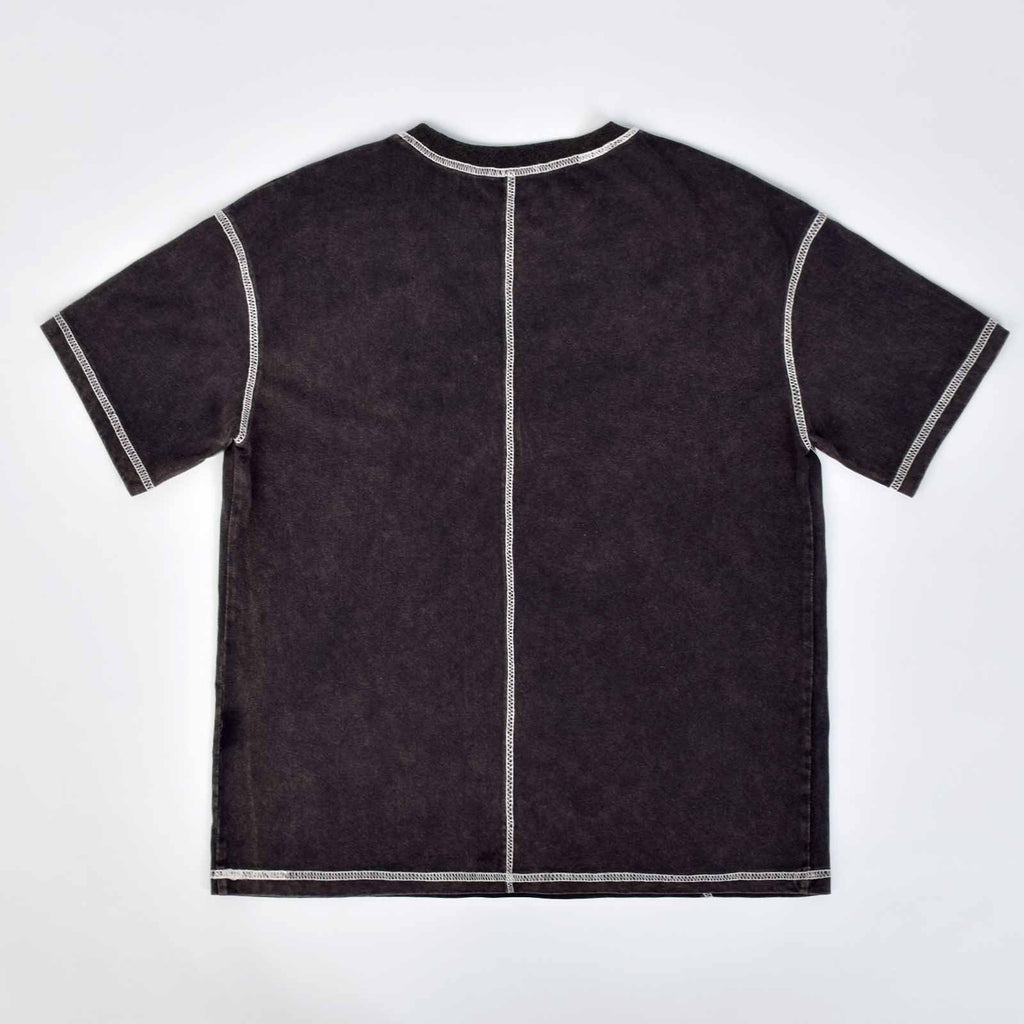 Custom Vintage Washed Contrast Stitch Cropped T-Shirts