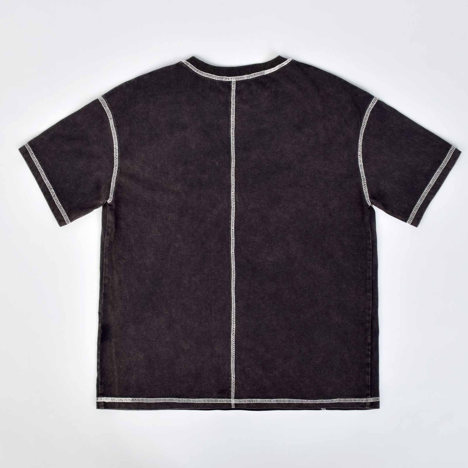 Custom Vintage Washed Contrast Stitch Cropped T-Shirts