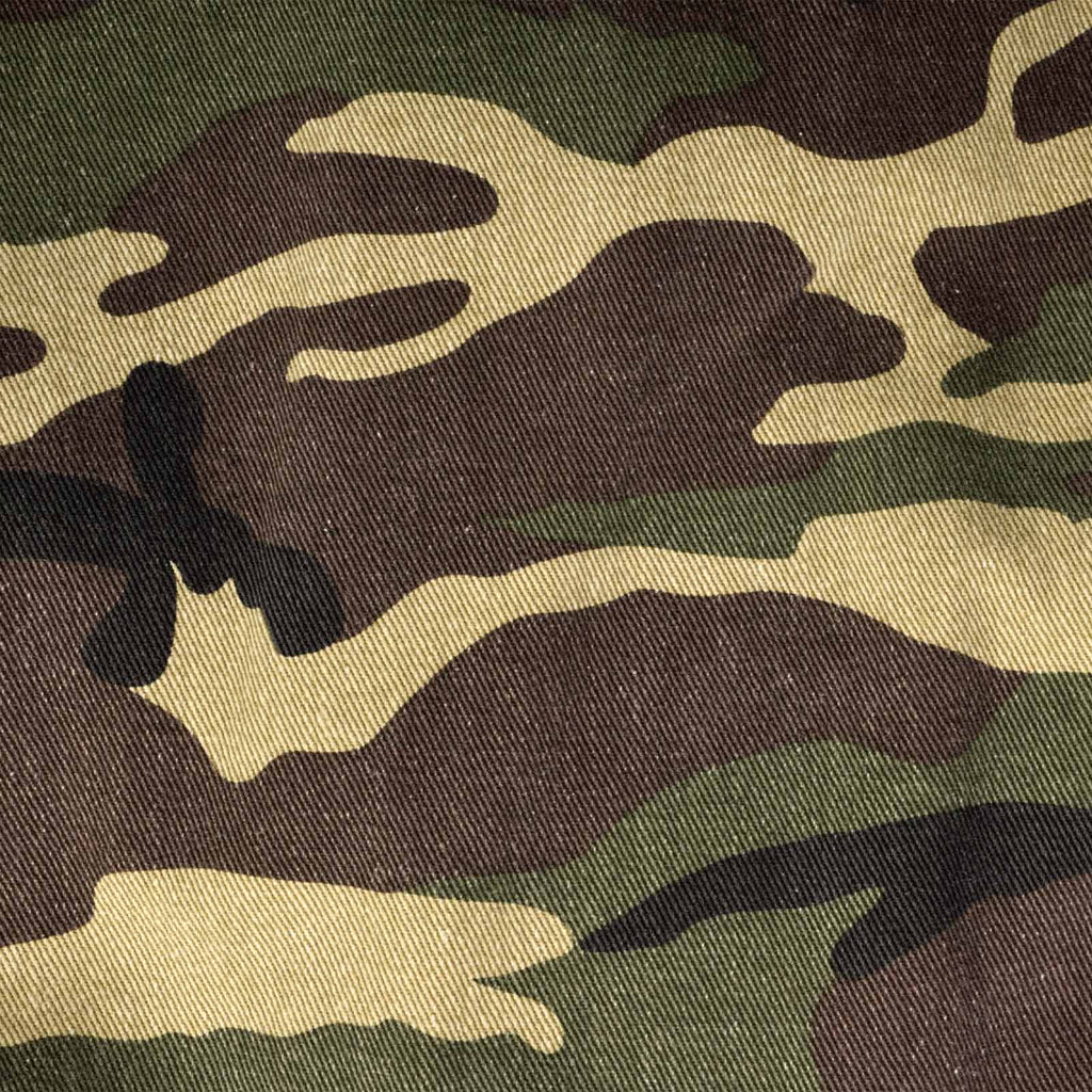 Custom Women's Zip-up Camo Camouflage Denim Jacket