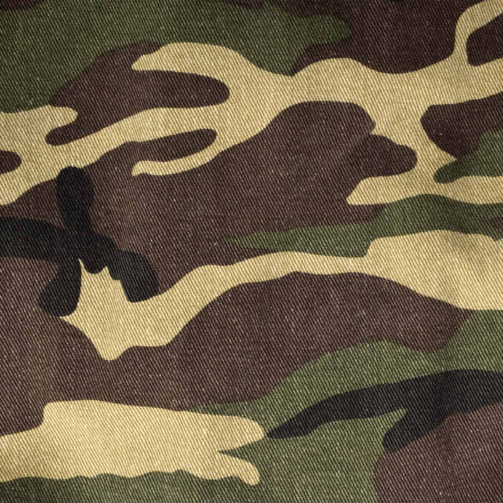 Custom Women's Zip-up Camo Camouflage Denim Jacket