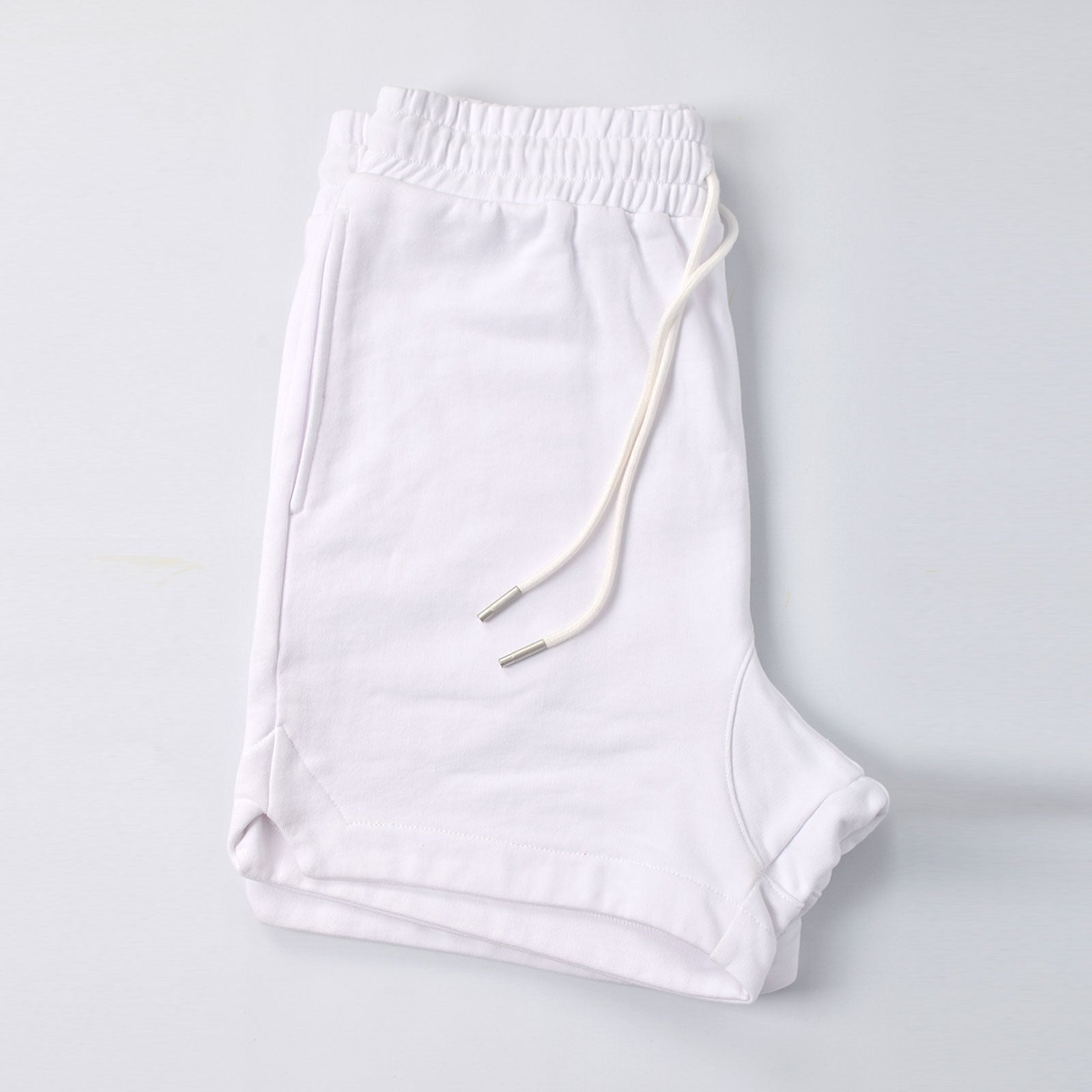 Custom Unisex Plain French Terry Cotton Sweat Shorts