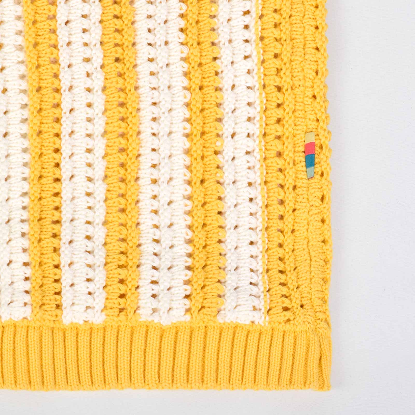 Custom Knit Cardigan Stripe Sweater Polo Shirt