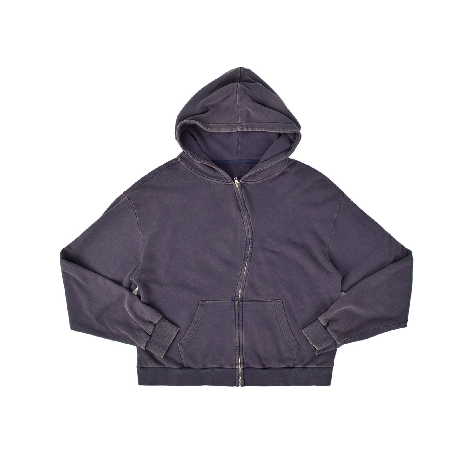 Custom Unisex Vintage Washed Zipper Hoodie