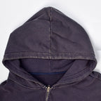 Custom Unisex Vintage Washed Zipper Hoodie
