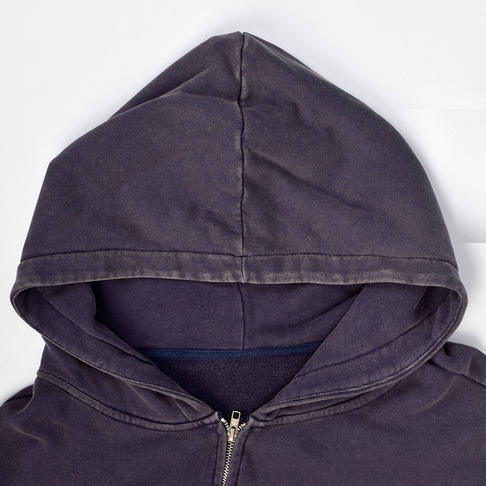 Custom Unisex Vintage Washed Zipper Hoodie