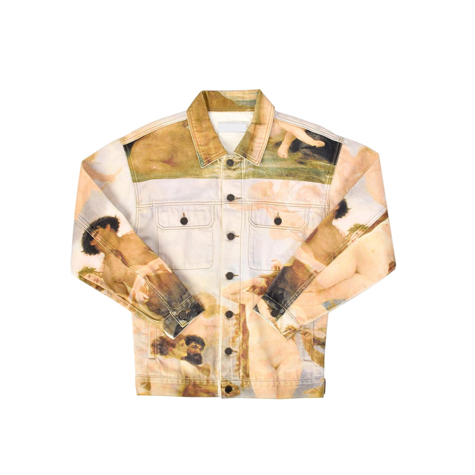 Custom Oversized Fit Digital Printing Denim Jacket