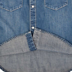 Custom Unisex Regular Fit Blue Washed Denim Shirts
