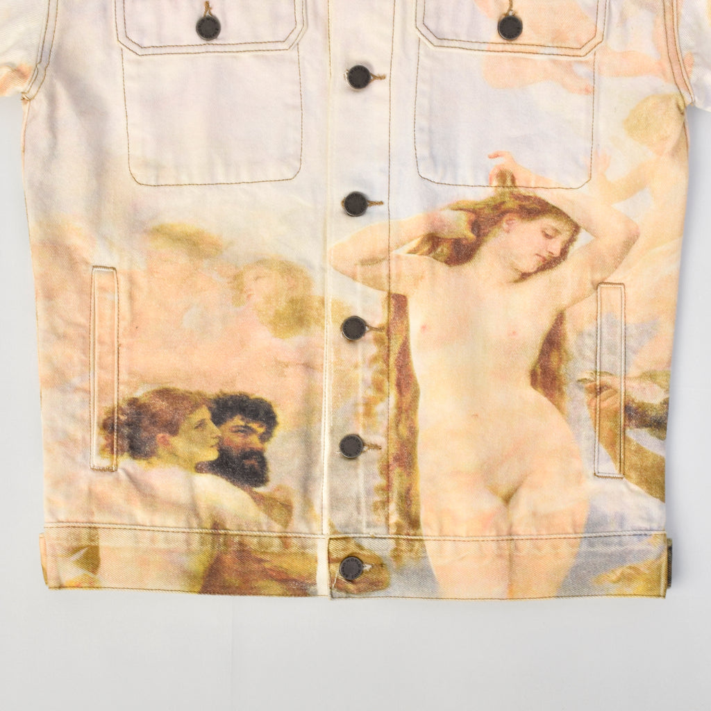 Custom Oversized Fit Digital Printing Denim Jacket