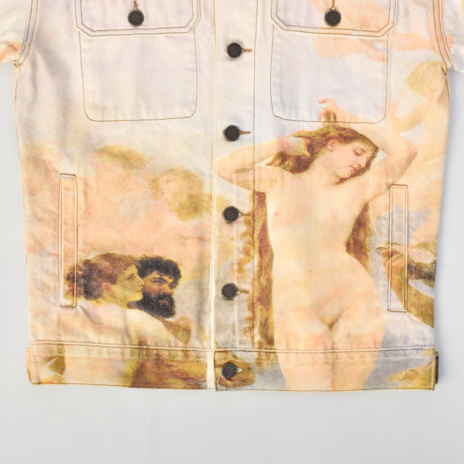 Custom Oversized Fit Digital Printing Denim Jacket