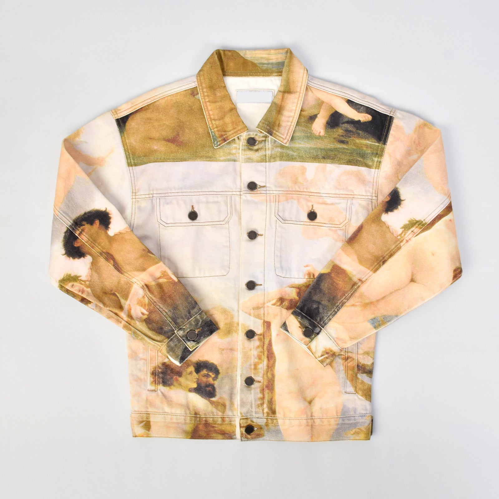 Custom Oversized Fit Digital Printing Denim Jacket