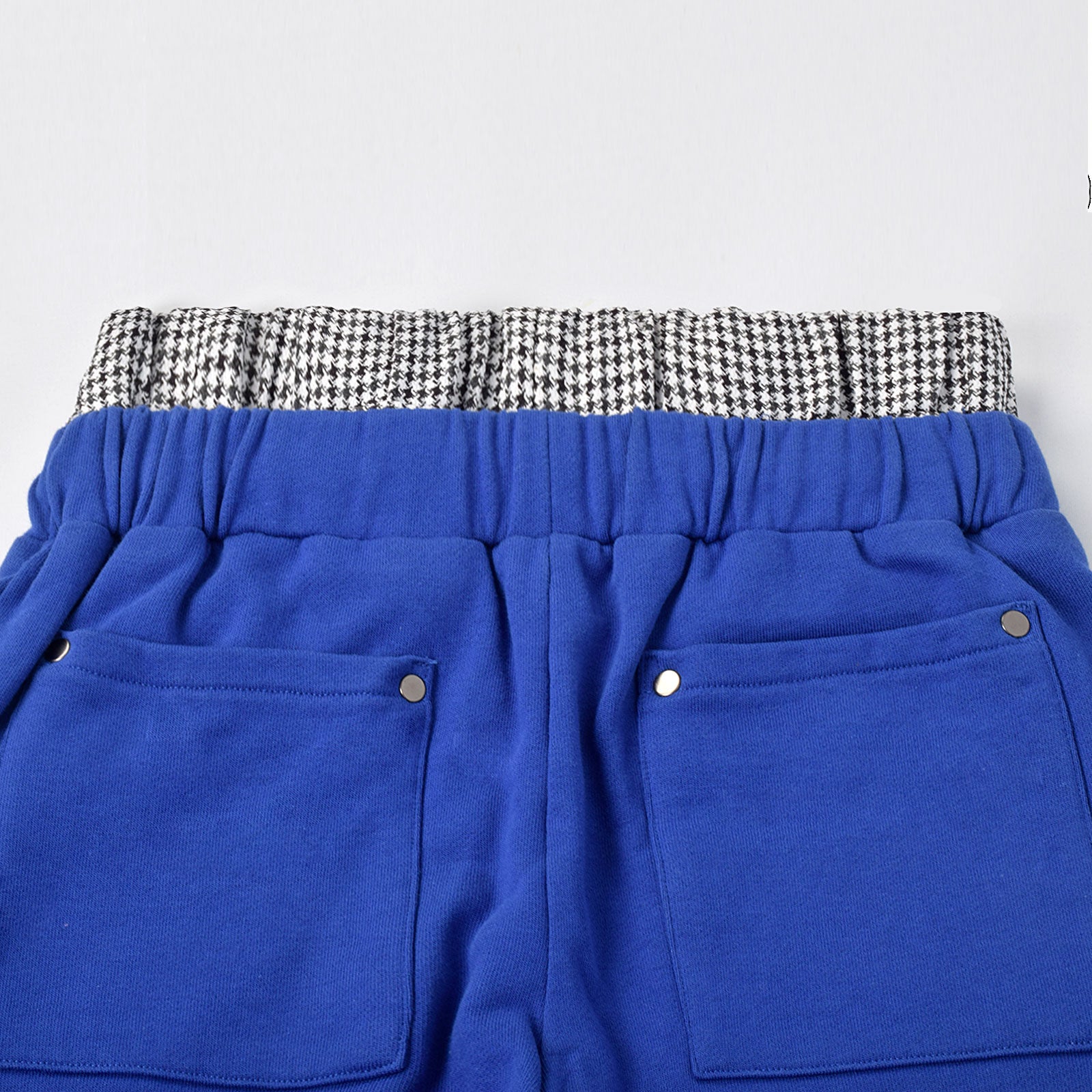 Custom Men's French Terry Cotton Double Waist Drawstring Sweat Pants
