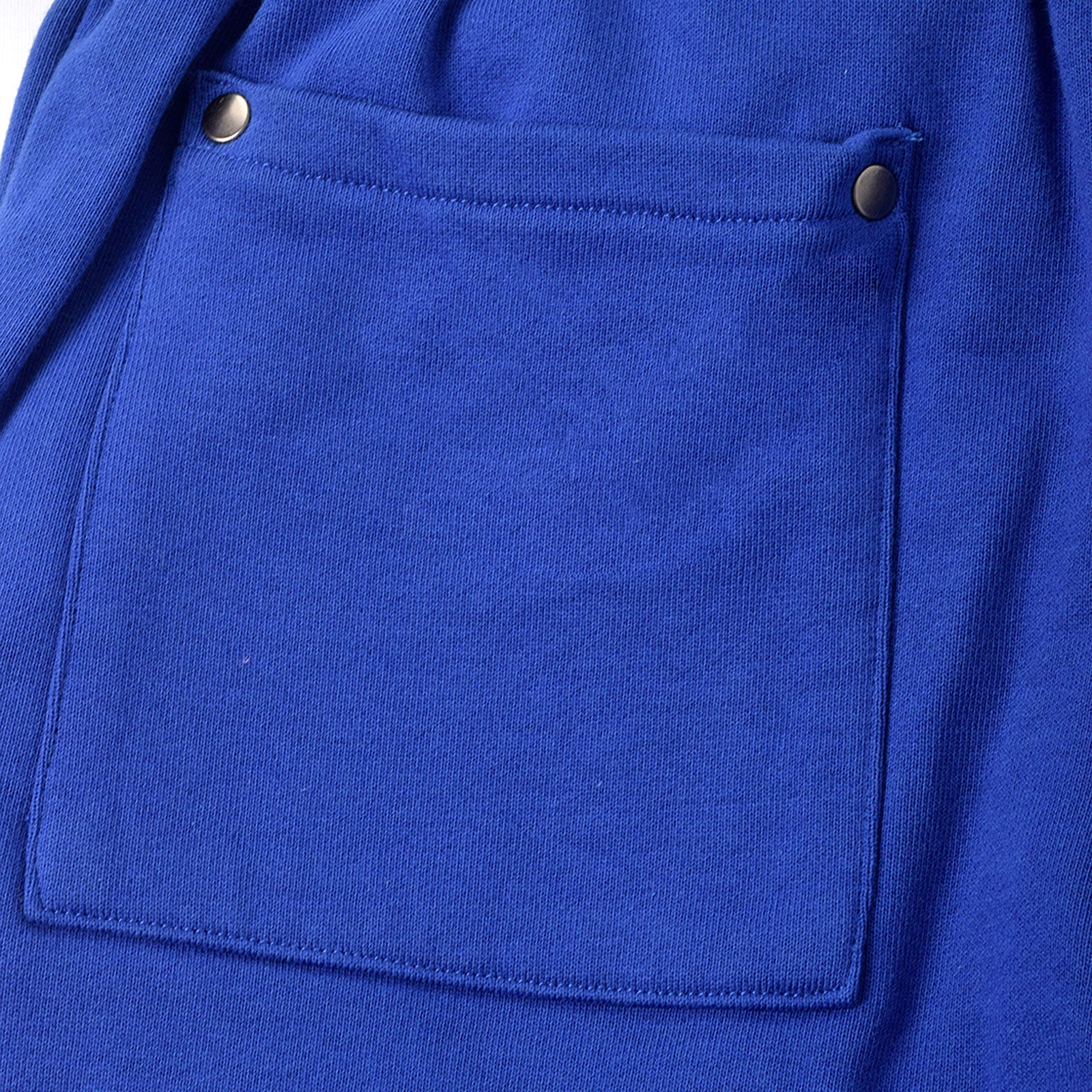 Custom Men's French Terry Cotton Double Waist Drawstring Sweat Pants