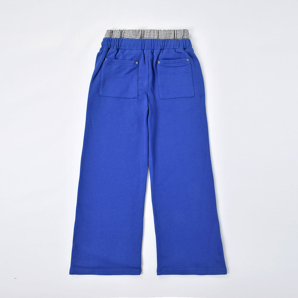 Custom Men's French Terry Cotton Double Waist Drawstring Sweat Pants