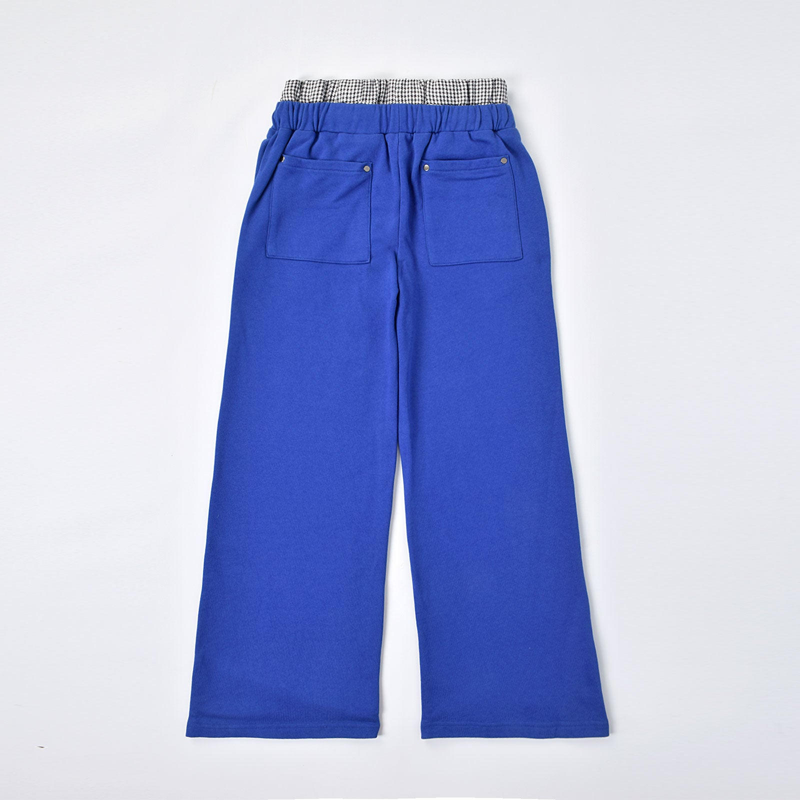 Custom Men's French Terry Cotton Double Waist Drawstring Sweat Pants