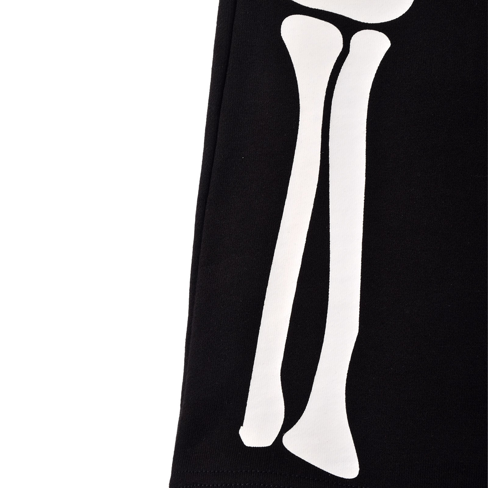 Custom Men Screen Printing Black French Terry Cotton Sweat Shorts With Adjustable Hem