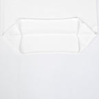 Custom Unisex Plain Raw Hem White Sleeveless T-Shirts