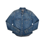 Custom Unisex Regular Fit Blue Washed Denim Shirts