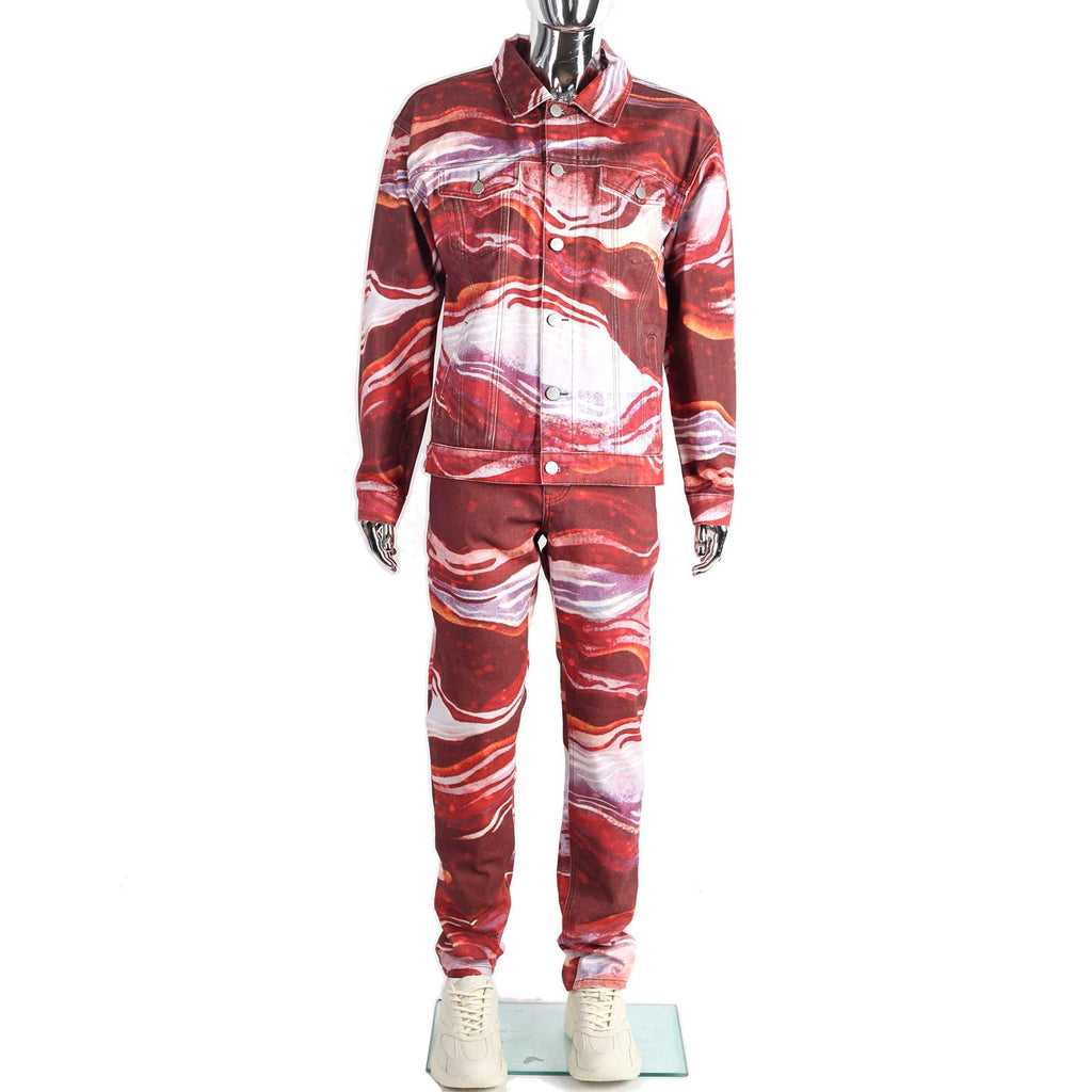 Custom Digital Printing Denim Set