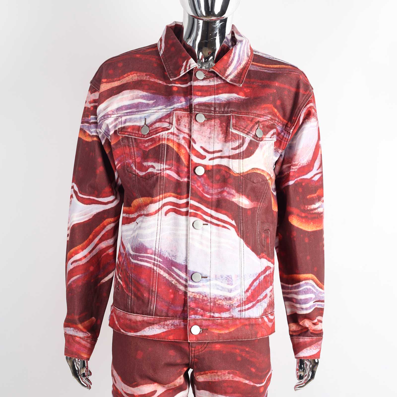 Custom Digital Printing Denim Set