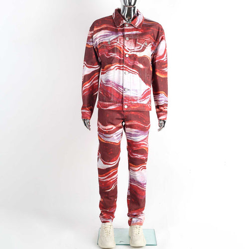 Custom Digital Printing Denim Set