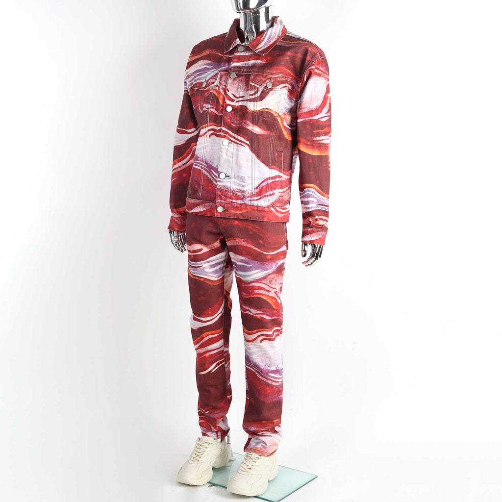 Custom Digital Printing Denim Set
