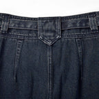 Custom Women's Eco-Friendly A-Line Mini Denim Skirt With Belt