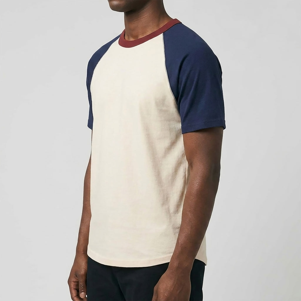 Custom Unisex Oversize Color Blocking Ringer T-Shirt