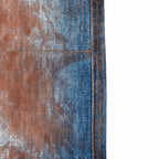 Custom Men's Blue Baggy Jeans With Vintage Dirty Washed