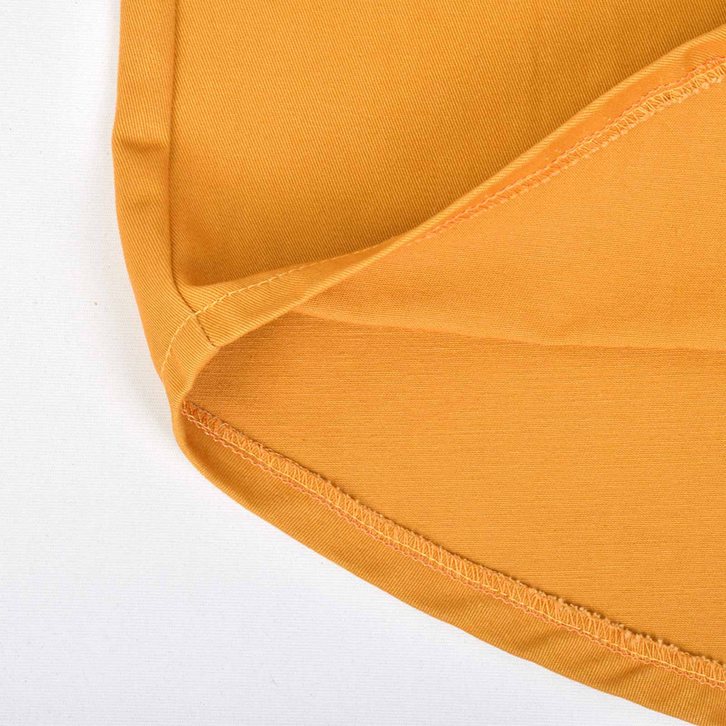 Custom Men's Khaki Woven Button Up Shirts With Two Pocket