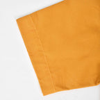 Custom Men's Khaki Woven Button Up Shirts With Two Pocket