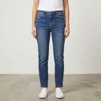 Custom Women's Indigo Blue Skinny Jeans